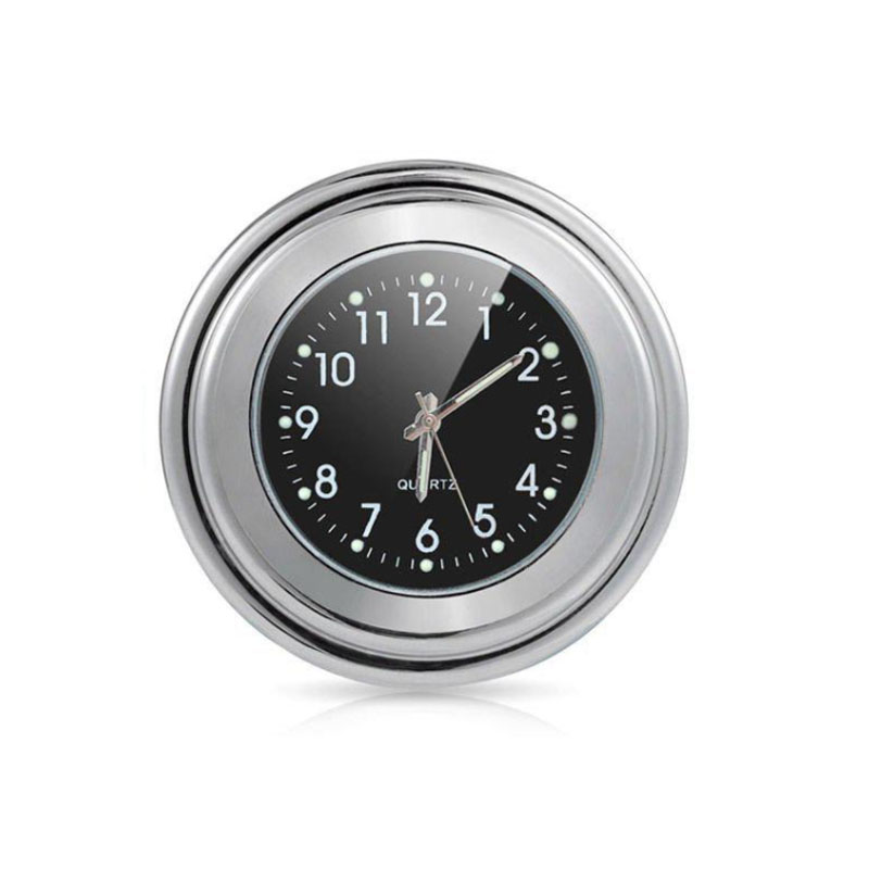 Montre de Moto avec horloge et thermomètre, 22-25MM, cadran monté sur guidon, jauge de température, pour YAMAHA Kawasaki P7W6: clock A