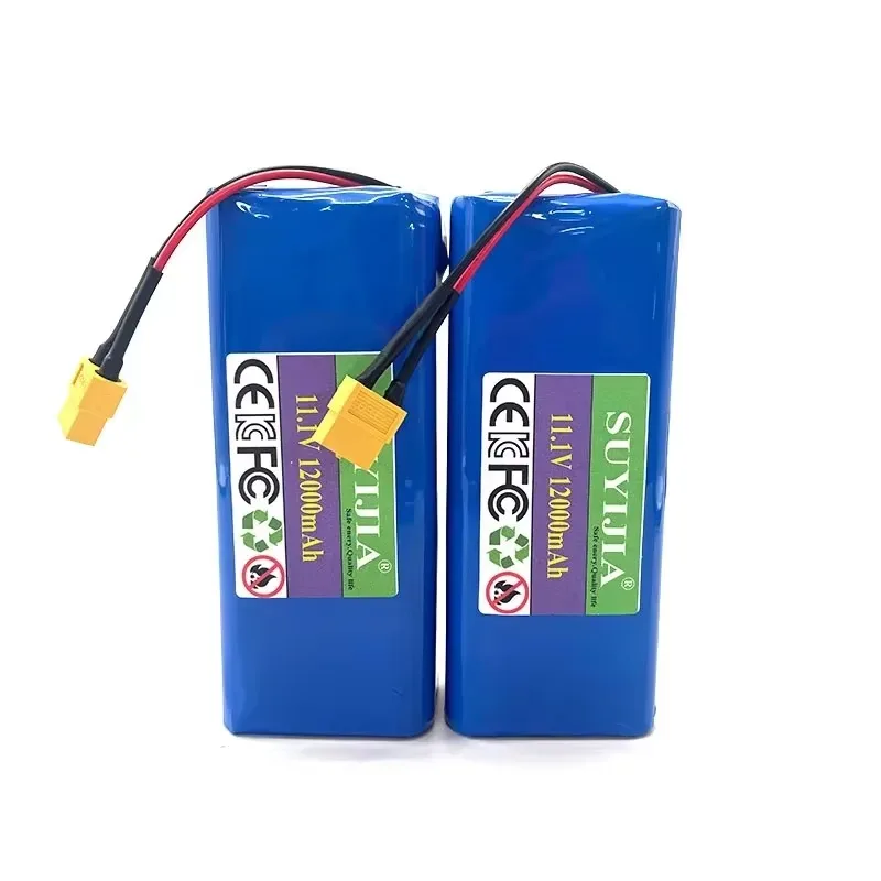 12000 mAh 12 V Batterij 12.6 V/11.1 V 3S4P Lithium-ion 18650 Batterij W/BMS voor Backup Power Ups CCTV Camera Luidspreker Voerboot
