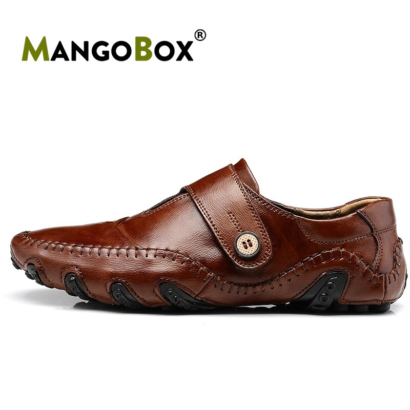 Men Golf Shoes Brown Leather Golf Men Sneakers Top Youth Sport Shoes Rubber Anti-Slip Mens Golf Gym Shoes