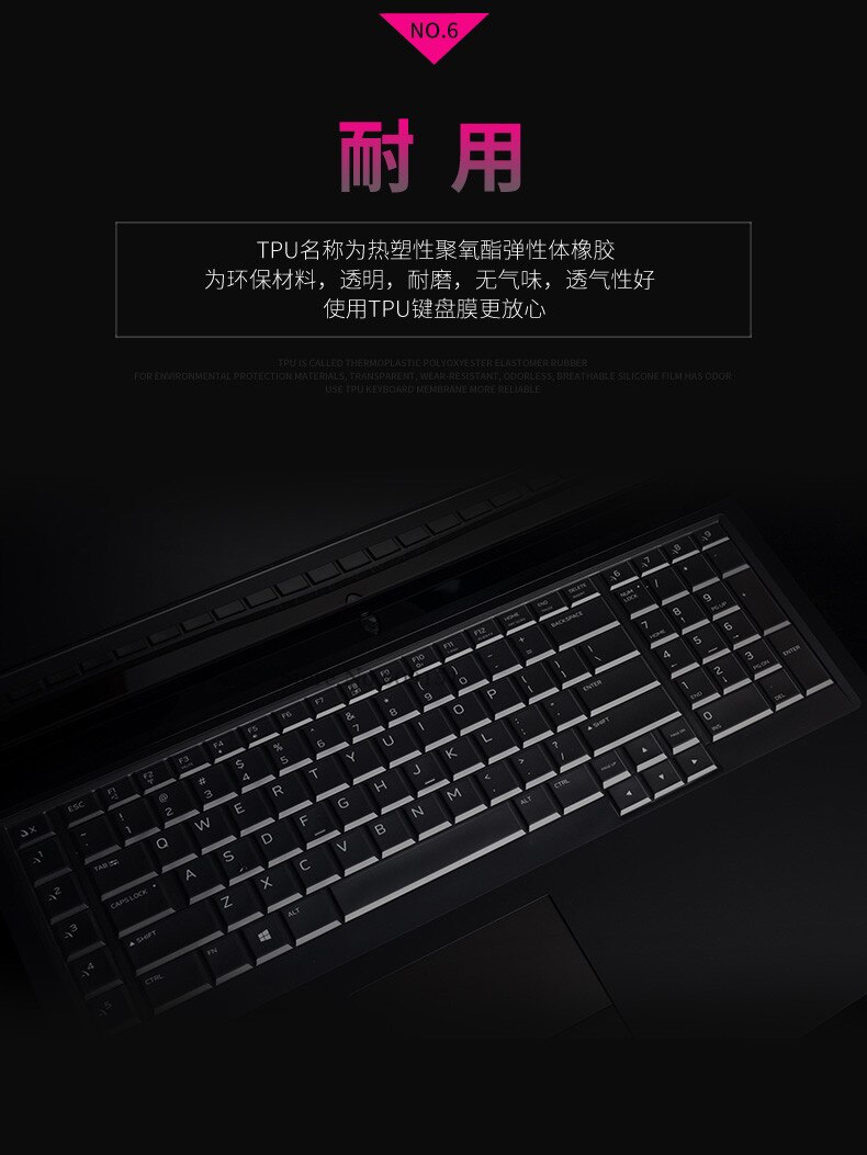 17.3 15.6 inch Laptop Ultra Dunne TPU Toetsenbord Cover Skin Protector Voor Dell Alienware 17 R3 Area-51m M17 M15 Gaming 17r5 15r4 r3