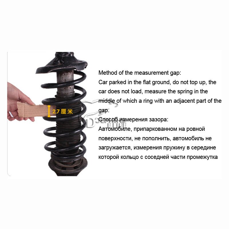 Car Buffer Bumper Cushion Springs Shock Absorber Power Cushion Buffer On Car Springs Auto Buffer Accessories Auto-Buffers