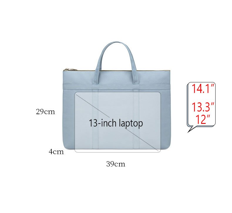 frauen Aktentasche Tasche A4 Dokument Taschen Weibliche Buch Handtasche Frauen 14 "Laptop Aktentaschen Neutral Büro Pendler Tasche