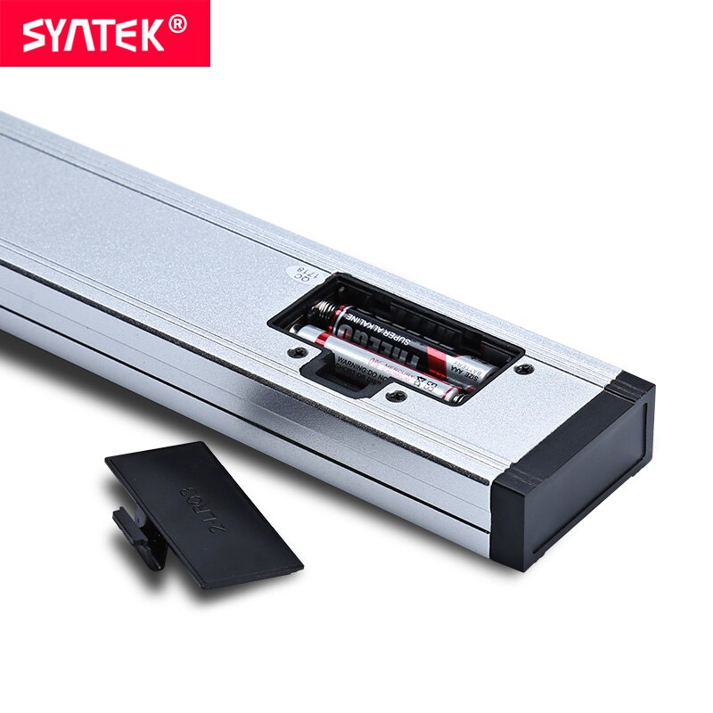 Syntek Digital Angle Finder Level 360 Degree Range Spirit Level Upright Inclinometer without Magnets Protractor Ruler CE SGS