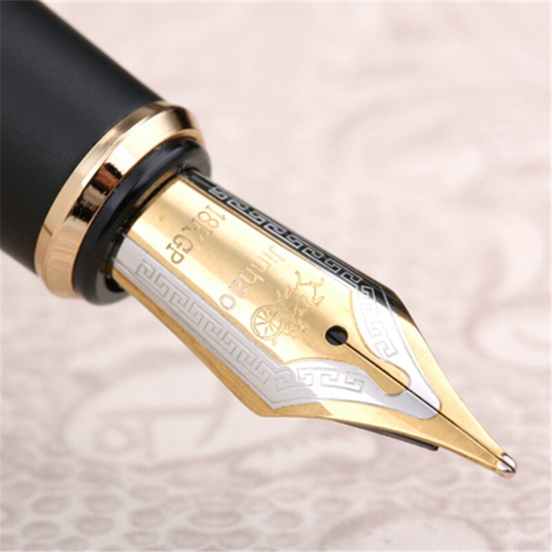 JINHAO 1200 Black Luxurious Business Broad Nib fountain Pens office Business school writing pen