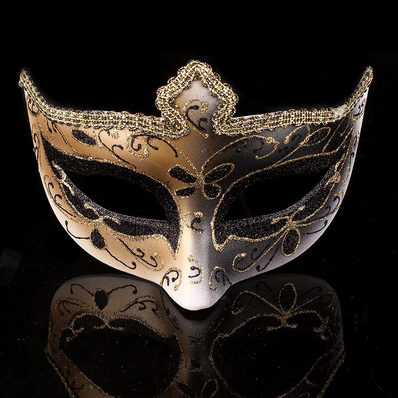 Masque boule d&#39;halloween, masque de pâques, masque de fête, de noël, pour belle femme, masque décoratif,: Black