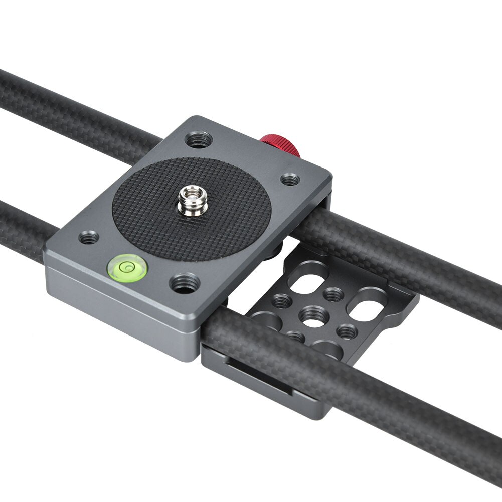 40Cm Carbon Lichtgewicht Fotografie Track Slider Rail Met 1/4in 3/8in Schroef Hole Air Lev