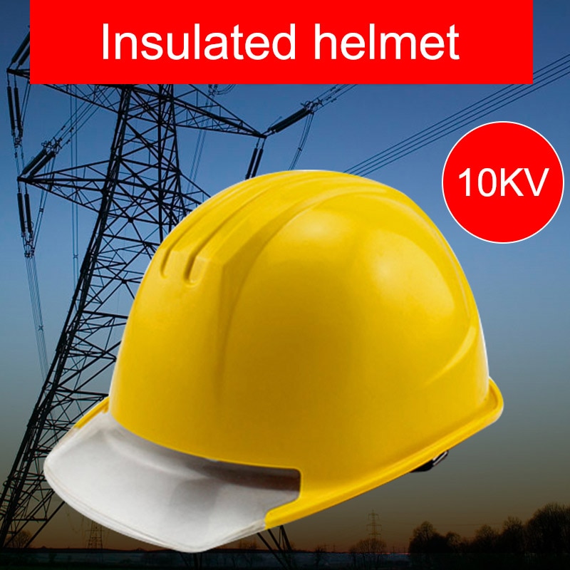 Veiligheid Harde Hoed 10kv Hoogspanning Isolatie Helm Elektricien Bouw Werken Labor Helmen