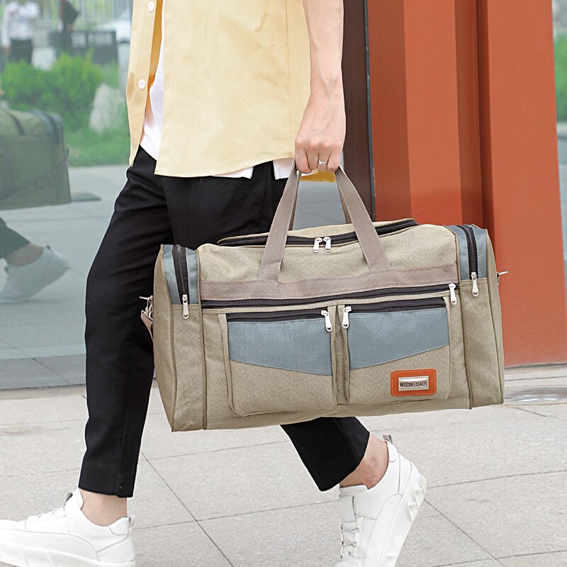 Large Capacity Travel Bag For Man Women Weekend Bag Big Capacity Bag Nylon Portable Travel Carry Luggage Bags XA159K