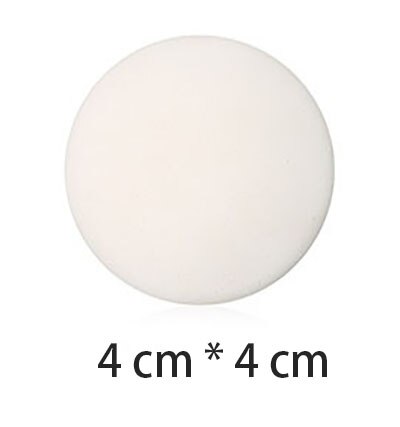3Pcs Door Stopper Silicon Soft Door Cushion Protection Pad Rubber Silicone Stopper Door Mute Stickers Hardware Bumper Wall Mat: 4cm White