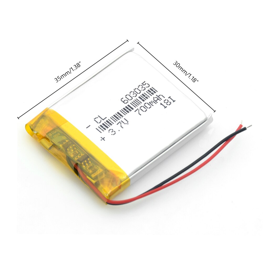 1/2/4 3.7v 603035 Li-po Battery Rechargeable Lithium Polymer Battery PCB Charge Protected Li-polymer Batteries Long Lifespan