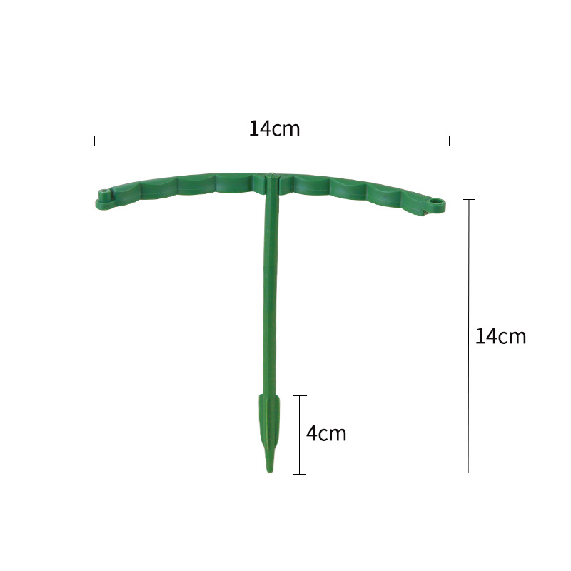 Plastic Plant Support Pile Stand Plant Support Pile for Flowers Greenhouses Arrangement Fixing Rod Holder Garden Tools: Beige