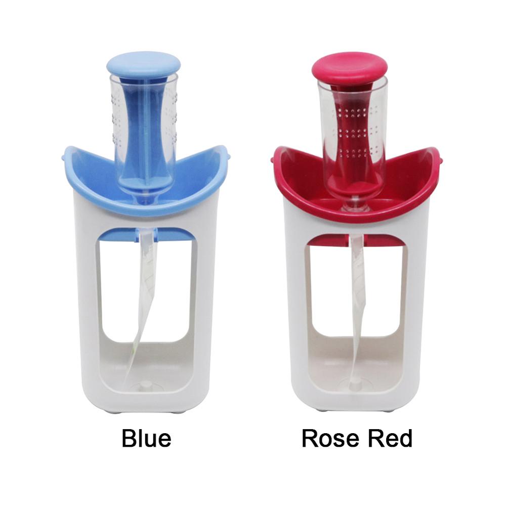 Voeden Gezonde Vriezer Opslag Handleiding Stamper Zelfgemaakte Squeeze Station Vruchtensap Met Herbruikbare Pouch Babyvoeding Maker Molen