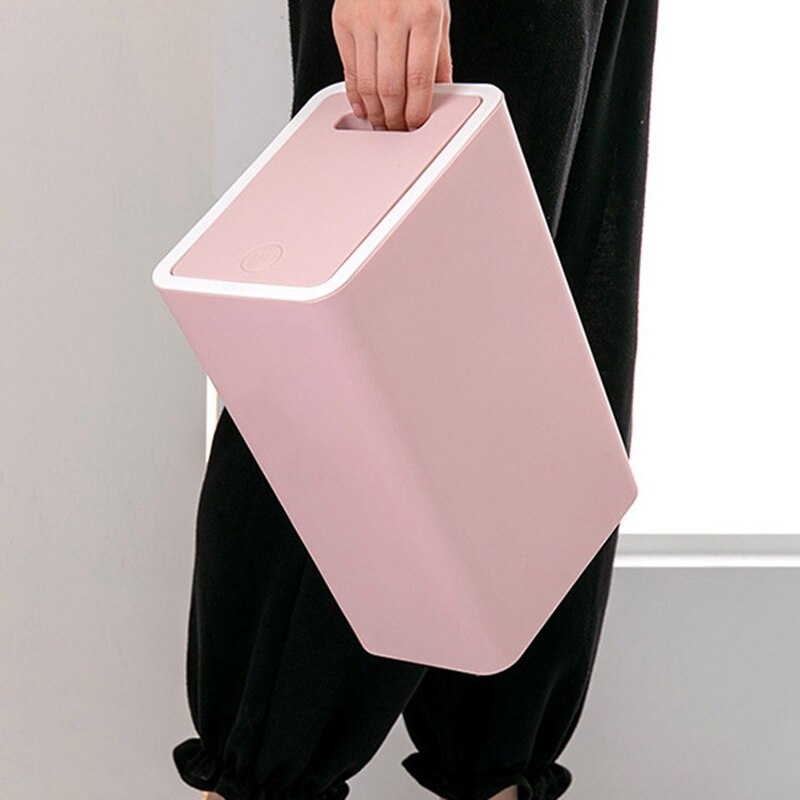 Bin Nordic Dustbin Plastic Waste Bin Home Office Trash Can Garbage Bin Dust Bin Plastic Storage Bucket