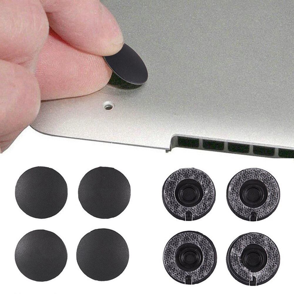 4x Laptop Unterseite Gummi Fuß Pad Notizbuch PC Ersatz Füße Basis für MacBook Profi A1278 A1286 A1297