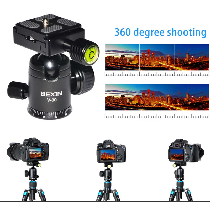 Trípode de cámara de aleación de aluminio, 18cm-48cm, con rótula Universal, soporte Flexible para cámaras DSLR DV teléfonos
