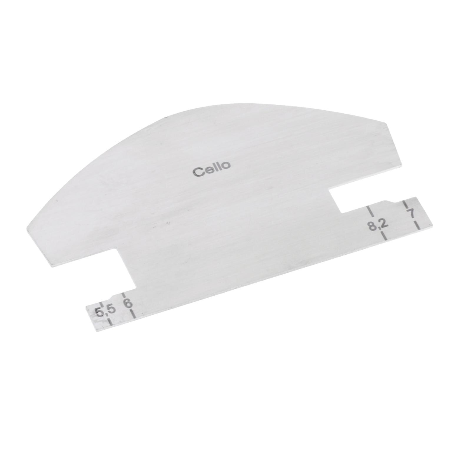 1pc/2pcs Metal Violin Bridge Fingerboard Templates Repair Tools Fingerboard Scraper Making Tools 10 Style for Chose: Cello Arc 1pc