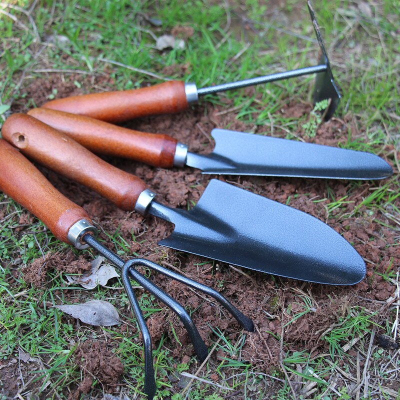 Gardening Tool Hand Trowel Bonsai Shovel Rake Cultivator Weeder Tools With Ergonomic Handle Garden Lawn Farmland Transplant