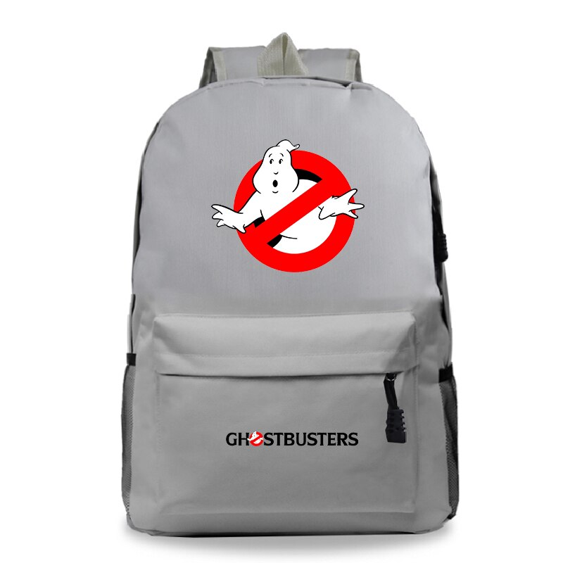 Ghostbuster Backpack Pattern Men Women Travel Knapsack Students Boys Girls Back to School Rucksack: 11