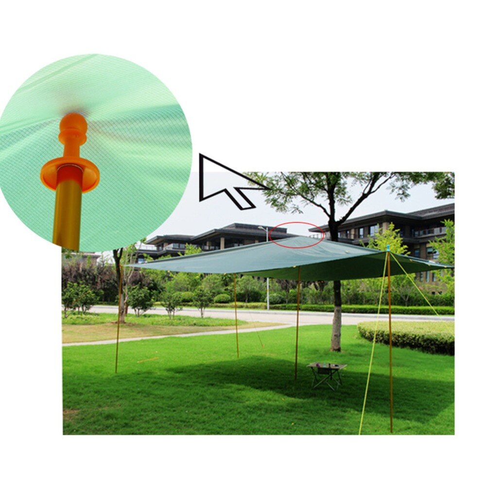 4 stücke 3 in 1 Zelt Kombination Bausatz Zelt Pol Unterstützung Zelt Tarp Greifer Zelt Blitz Schutz Bausatz für draussen Camping Wandern