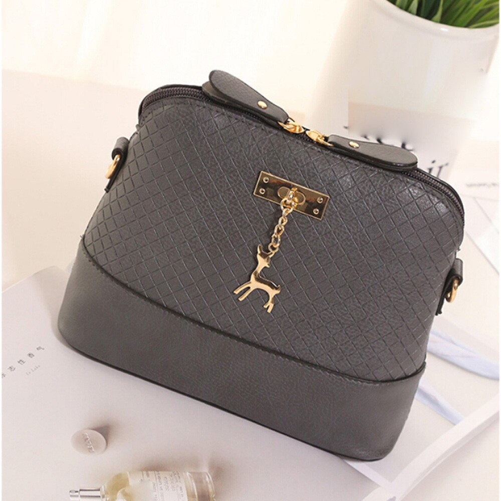 Kvinner messenger bags mini bag hjort leketøy skjell form skulder bag messenger crossbody bag bolsa feminina #yj
