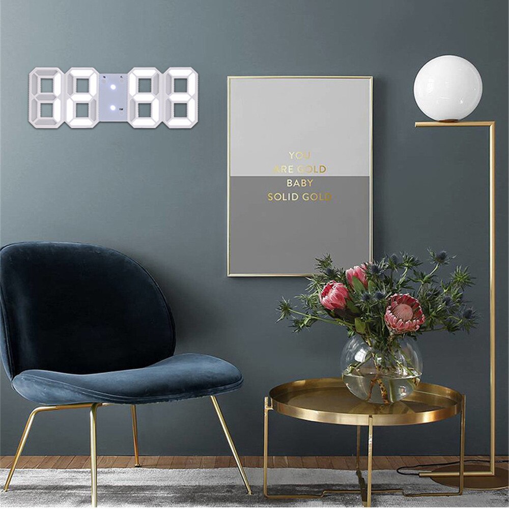 3D Led Digital Uhren Alarm Desktop Multifunktions Kalender Elektronische Tisch Uhr Schreibtisch Uhr Wand Büro Wohnzimmer Wohnkultur