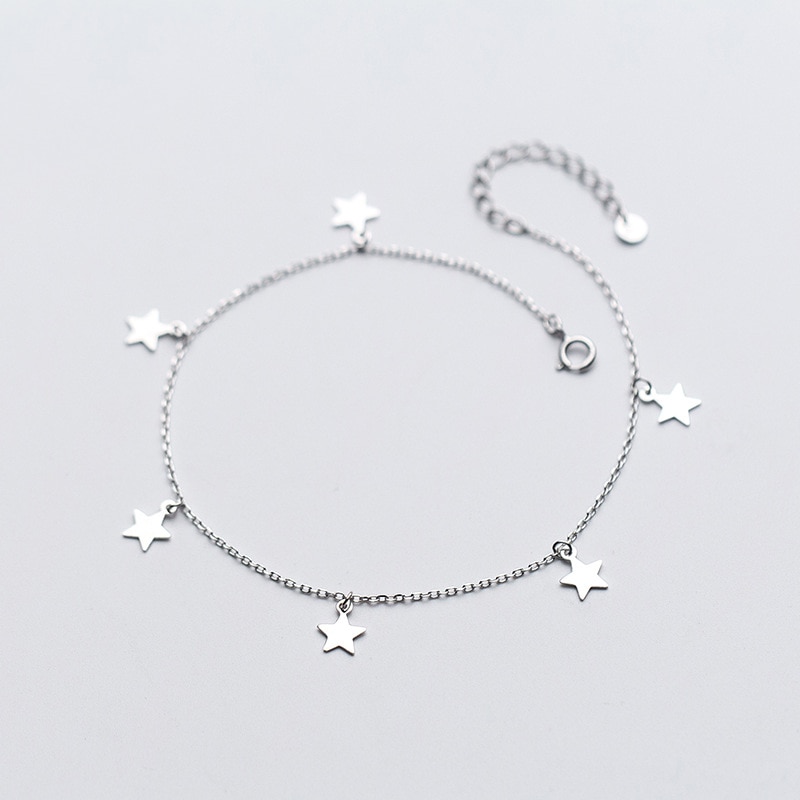 MloveAcc Star Charm Anklet Foot Chain Summer Yoga Beach Leg Bracelet Charm Anklets Jewelry for Women