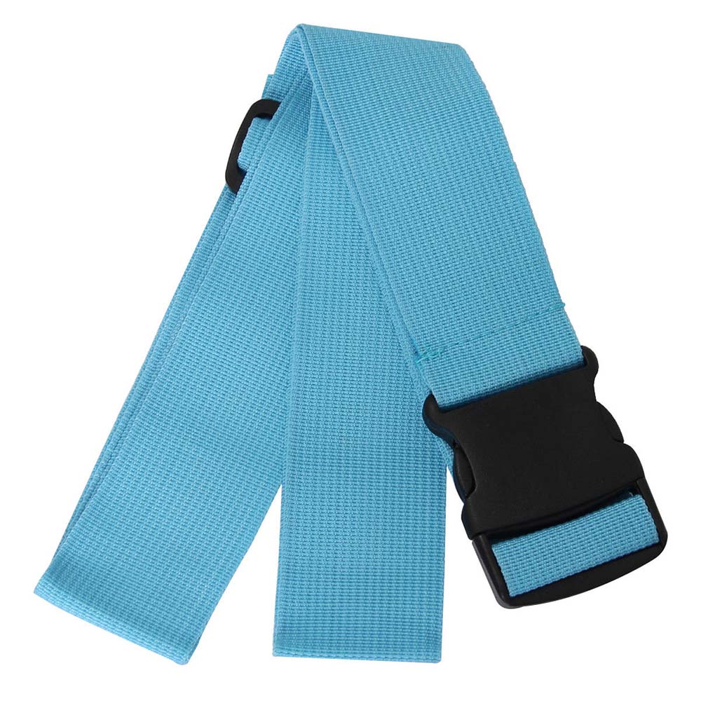 Reizen Bagage Bandjes Verstelbare Koffer Bundeling Tie Bagage Nylon Riem Met Gesp Zak Accessoires Anti-Diefstal 97Cm: Blue