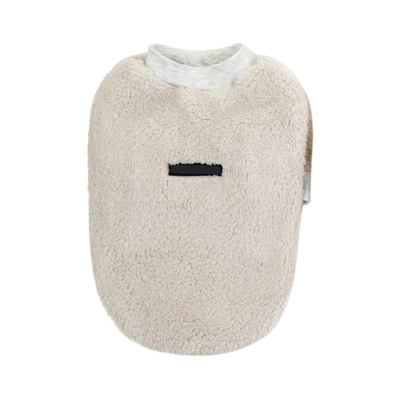 Warme Pet Dog Kleding Puppy Goud Fluwelen Jas Puppy Pet Kleding Hond Kleding Vest Kleding Chihuahua Jas S-XXL: H / XXL