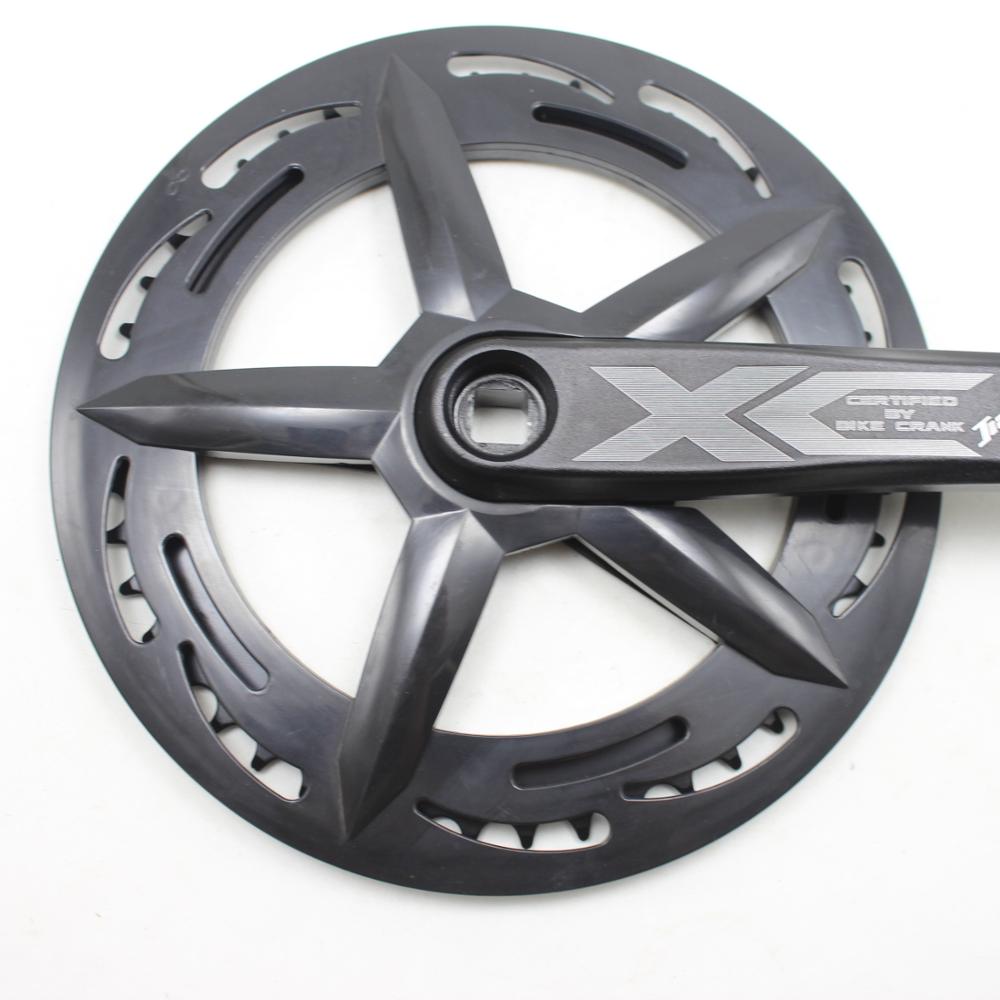 Mountainbike crankstel 46t aluminiumlegering mtb fiets crank tandwiel vierkant 6/7/8 speed crank gecanneleerde schijf onderdelen