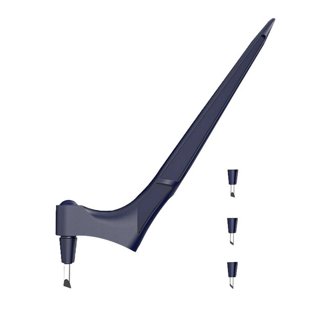 Craft Cutting Tools 360 Rotating Blade Paper-Cutter 3 Replace Blade Craft Cutting Knife DIY Art Wear-Resisting Art Cutting Tool: NAVY W 3BLADES