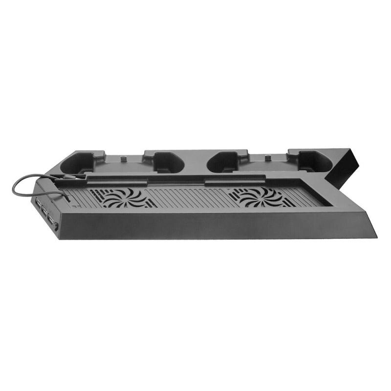 USB PC Stands For PS4 Vertical Stand Cooling Fan Controller Charging Station For PlayStation 4