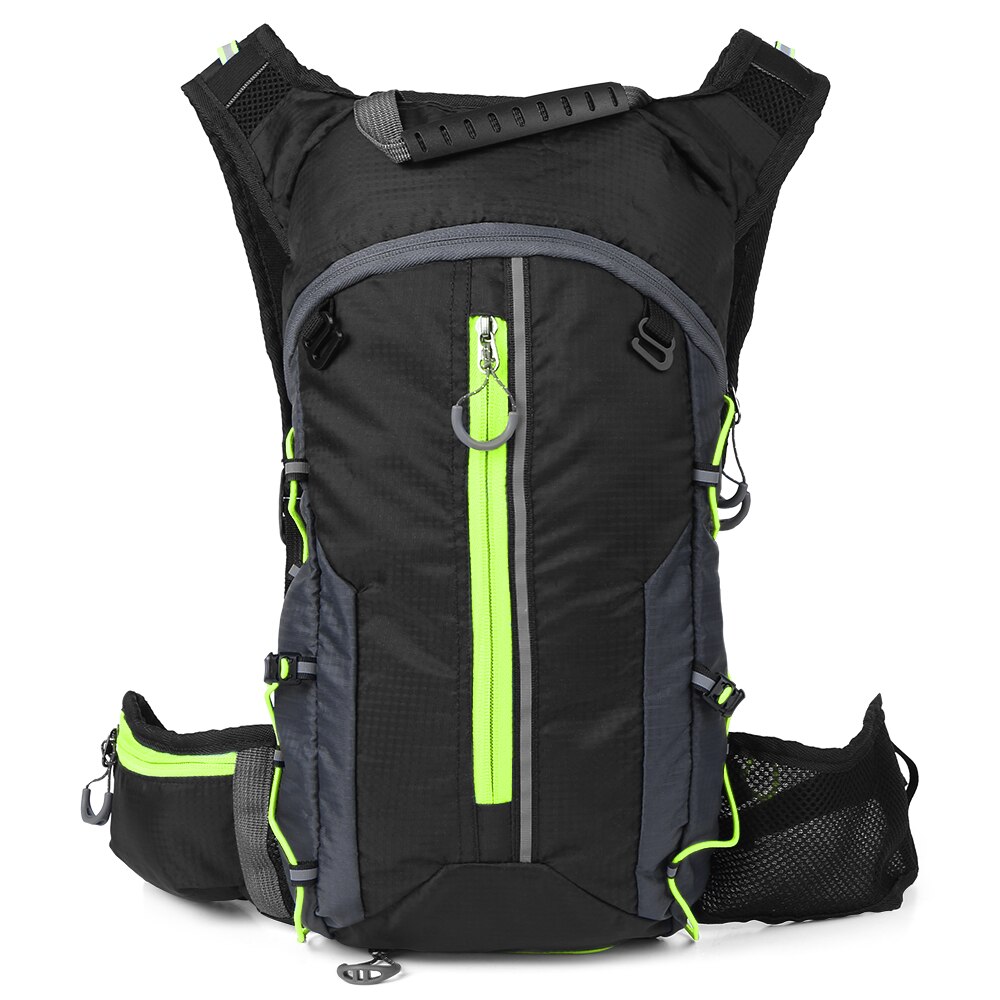 Foldable Cycling Backpack Lightweight Outdoor Rucksack Sports Backpack Bike Bag Riding Hydration Pack: green