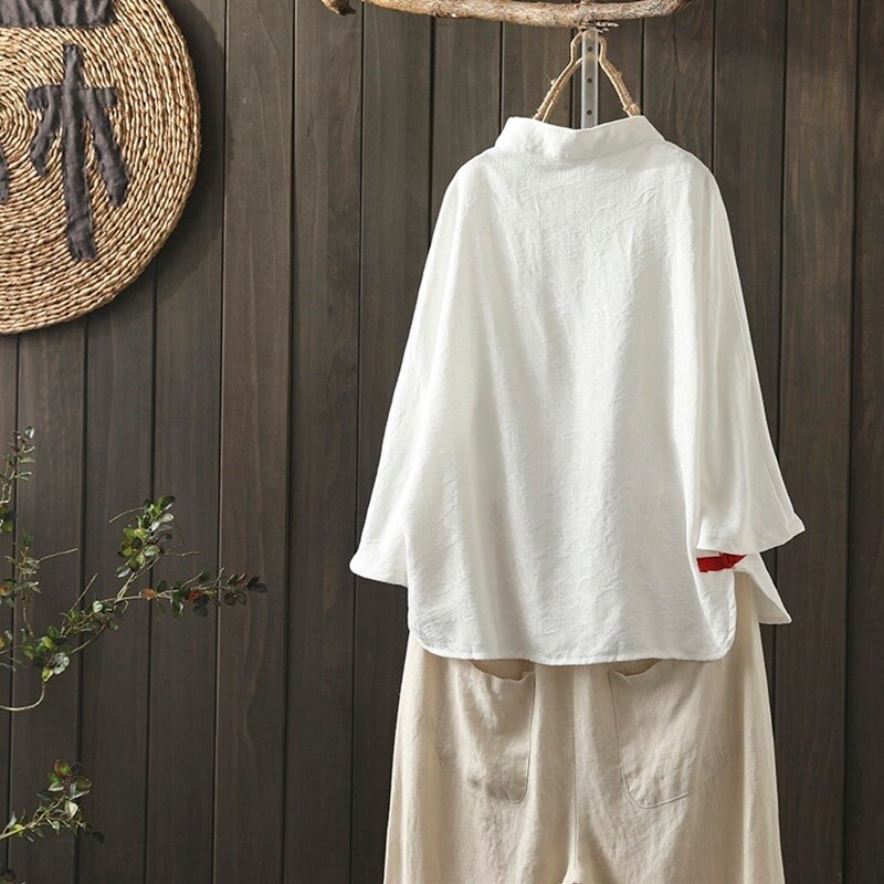 Chino tradicional ropa Cheongsam Top mujeres ropa Tang traje de camiseta de Kung Fu blusa en línea tienda china 10068