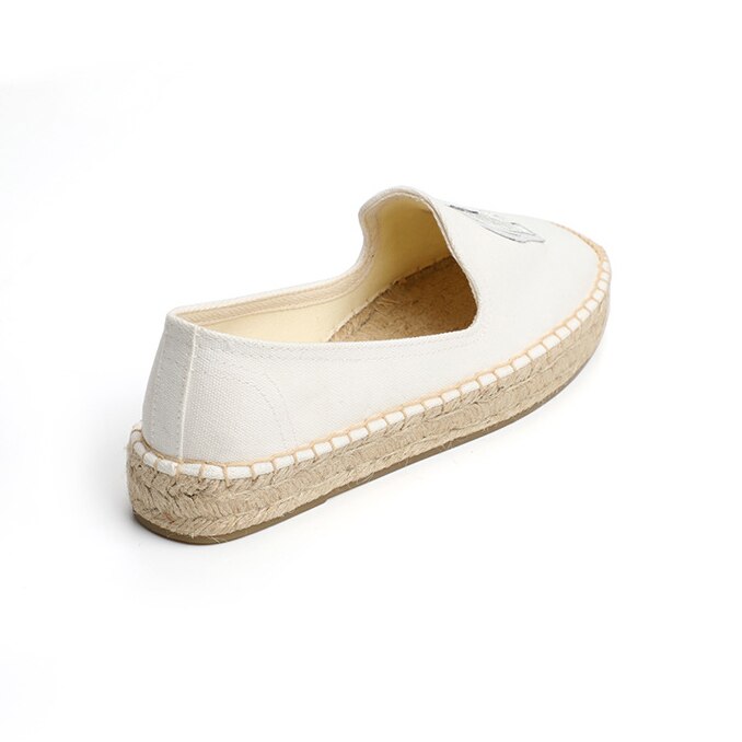 Espadrille à plate-forme sans lacet printemps pour femme