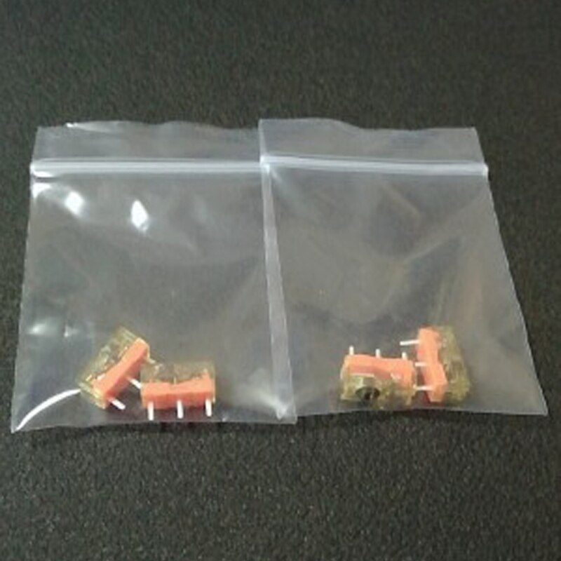 2Pc Ttc Stofdicht Gold Muis Micro-schakelaar Micro Knop Goud Contactor 80 Miljoen P9YE