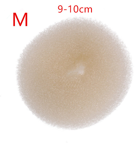 Creatore di panini per capelli Ciambella Spugna magica in schiuma Facile anello grande Strumenti per lo styling dei capelli Accessori per capelli stile capelli per le donne: Luce Verde