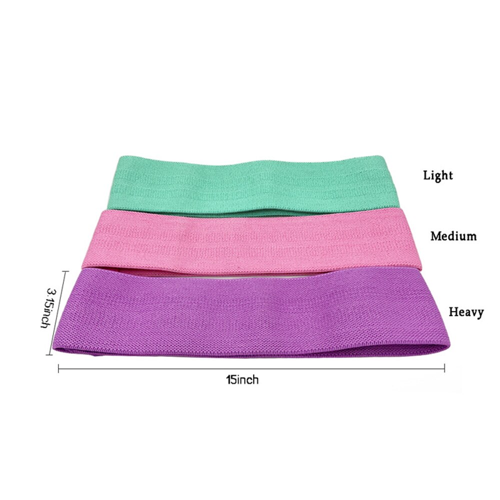 3Pcs/set Hip Trainer Sports Pilates Hip Belt Loop Squat belt Fitness Training Pull yoga Training Pull Rope resistance bands