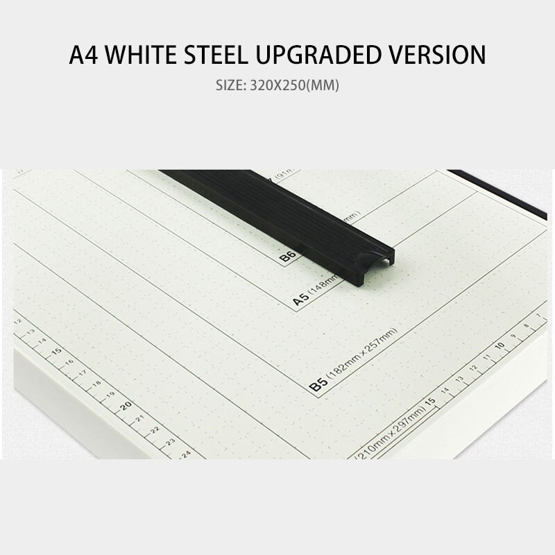A4 Manual paper Cutter Desktop Paper Cutting Guillotine Paper Cutting Machine Trimmer Crafts Photo Office Home Accessories 1pc