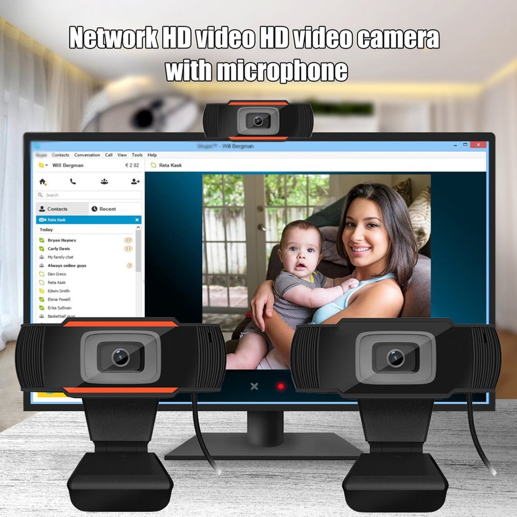 720P Webcam with Microphone web camera 4k web cam web camera with microphone Webcam Web camera 720P for computer usb cameras