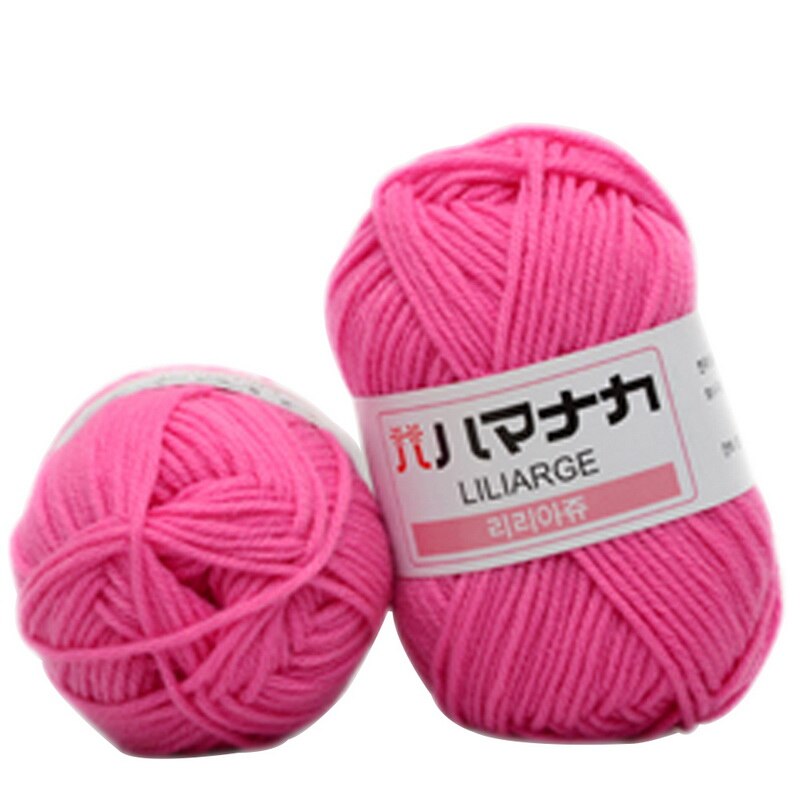 27Colors Warm DIY Milk Cotton Wool Baby Kids Wool For Knitting Children Hand Knitted Soft Knit Blanket Crochet Yarn: B-6