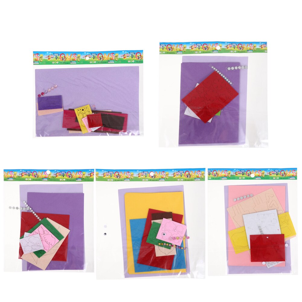 5 Sets Practical Cards Kit Cards Making Kits for Kids Children