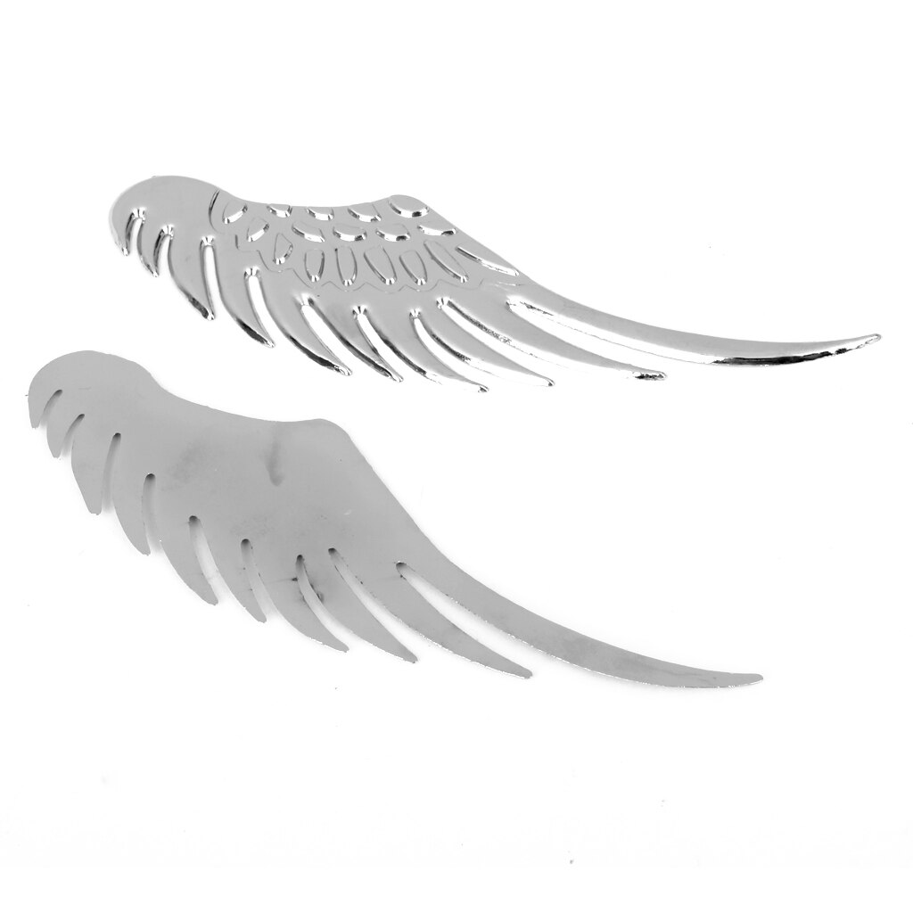 Pair Of Metal Wings Auto Car Truck Vinyl Graphics Decal Sticker Decor
