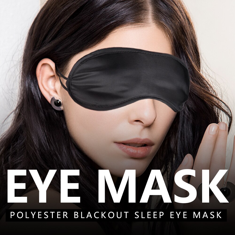 50 Teile/los Reisen Schlafen Augen Maske Schwarz Schatten Augenbinde Augenklappe Nacht Wirtschafts freies