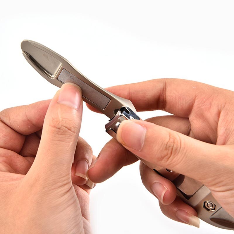 1PC duży obcinacz robić paznokci modliszka projekt ze stali nierdzewnej paznokcie u rąk nóż wrastające paznokcie i paznokieć kliper z spinacz łapacz