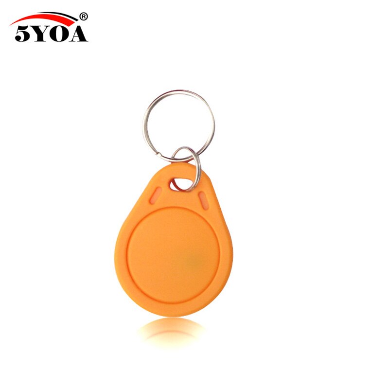 100pcs IC Access Control Card Sticker 13.56MHz ISO14443A S50 Sticker Universal Label RFID Time Attendance Card: Yellow