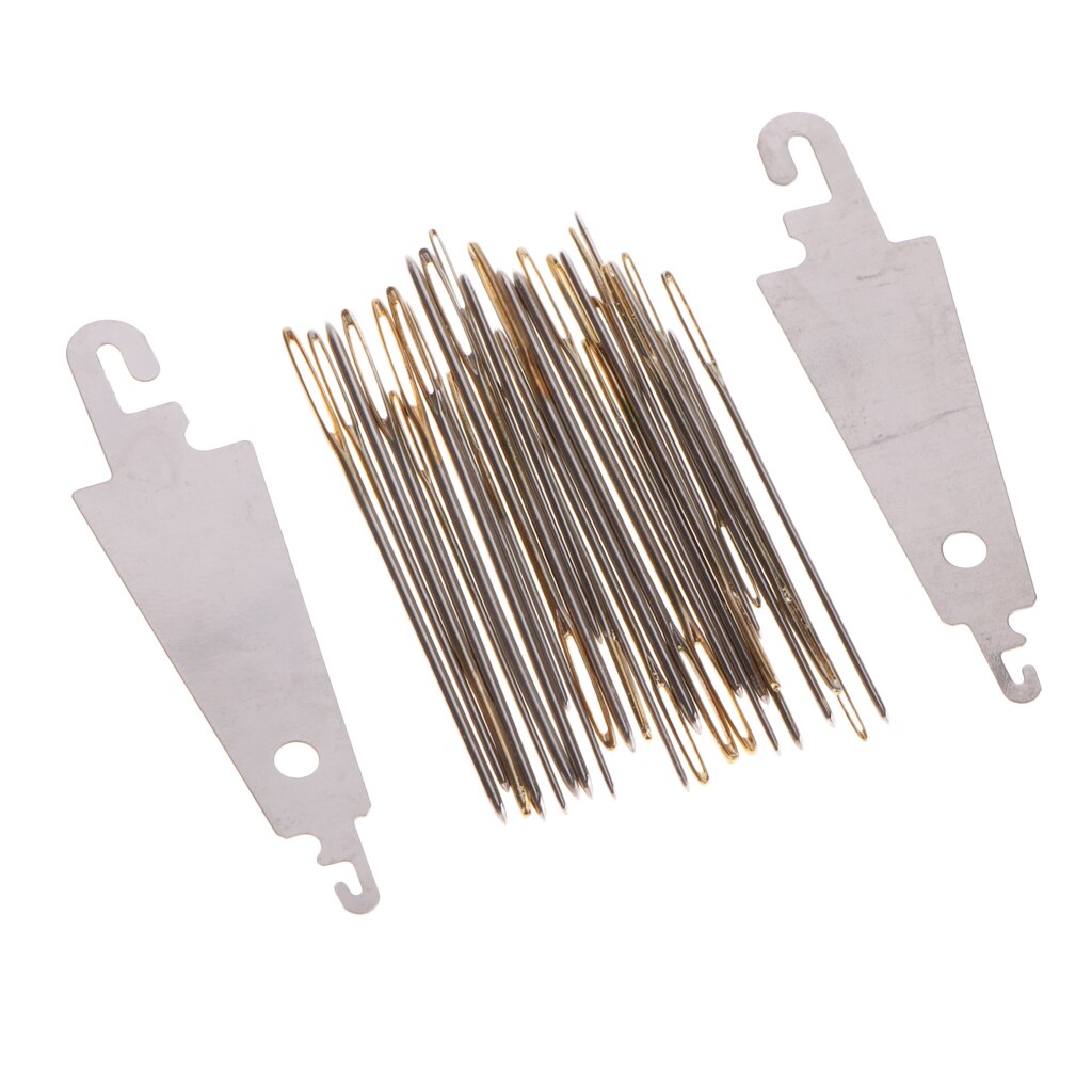 1 Set Cross Stitch Needles Sewing Supplies Including 3 Different Sizes Needles for Adults Beginners