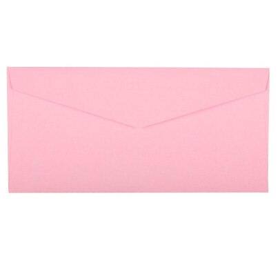 50 pcs 22x11 cm (8.6 "x 4.3") couleur papier enveloppe mariage Invitation enveloppes carte organisateur: Rose