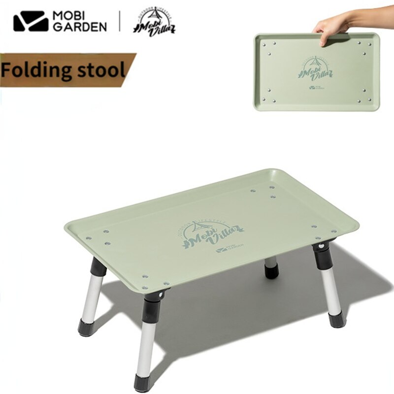 Mobi Garden Tourist Table Camping Portable Folding Table Outdoor Lightweight Barbecue Picnic Table Mini Setting Table Tea Table