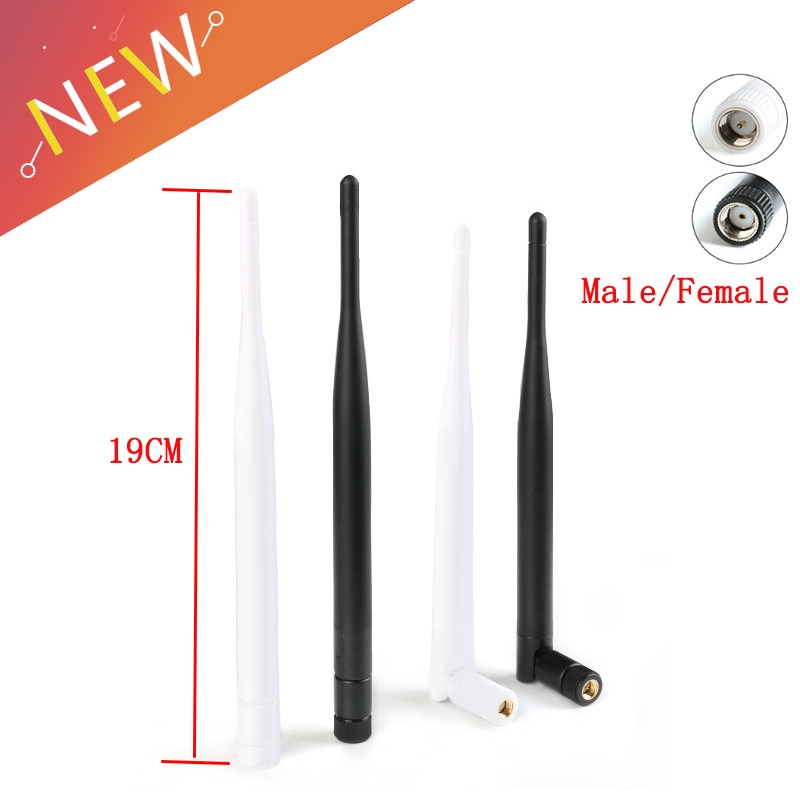 Antenne WIFI Omni 2.4GHz, 6dbi, 2.4GHz, bluetooth, mâle/femelle, connecteur de routeur sans fil IEEE WLAN/WiMAX/MIMO