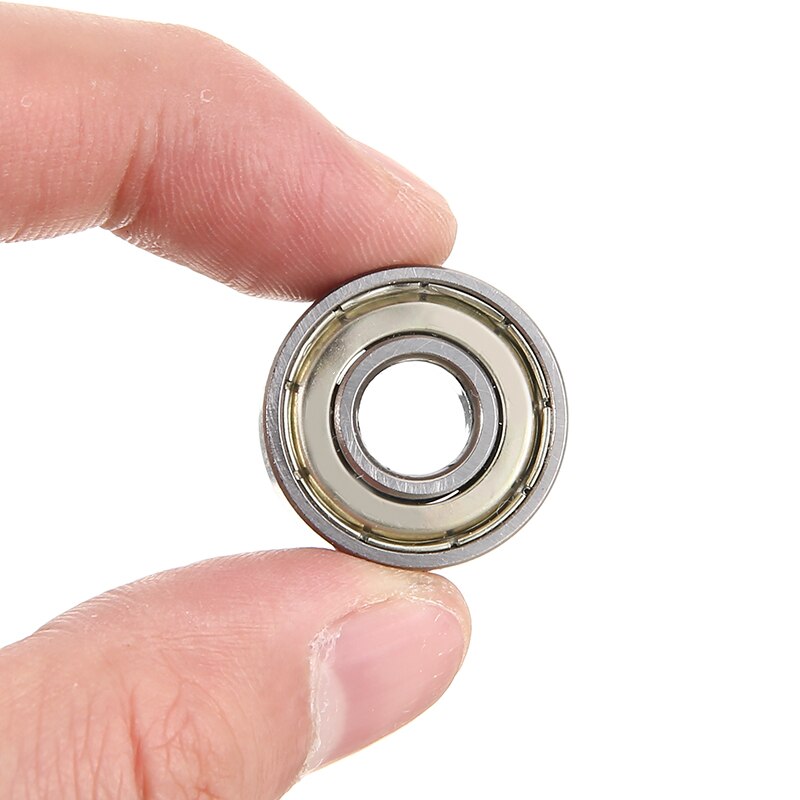 10pcs 608ZZ Heavy Metal Skateboard Scooter Deep Groove Ball Wheel Bearings Chrome Steel Bearing 8mm ID 22mm OD